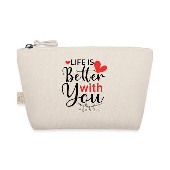 Beste Mama Überhaupt Muttertag Mutter Geschenk - Bio-Täschchen - Natur - Vorne