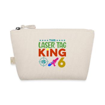 This Laser King Is 6 Lasertag Player Lasergame Pha - Bio-Täschchen - Natur - Vorne