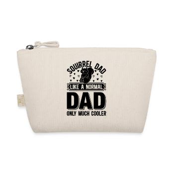 Squirrel Dad Like A Normal Dad Only Much Cooler Sq - Bio-Täschchen - Natur - Vorne