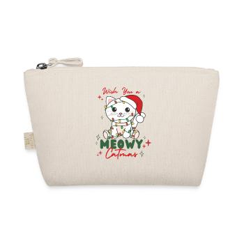 chat animaux de noël mignon chat miaou catmas - Trousse biologique - nature - Devant
