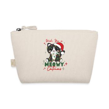 chat animaux de noël mignon chat miaou catmas - Trousse biologique - nature - Devant