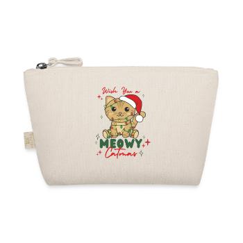 chat animaux de noël mignon chat miaou catmas - Trousse biologique - nature - Devant