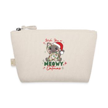 chat animaux de noël mignon chat miaou catmas - Trousse biologique - nature - Devant