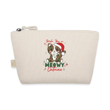 chat animaux de noël mignon chat miaou catmas - Trousse biologique - nature - Devant