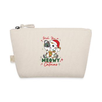 chat animaux de noël mignon chat miaou catmas - Trousse biologique - nature - Devant