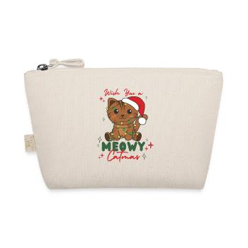 chat animaux de noël mignon chat miaou catmas - Trousse biologique - nature - Devant