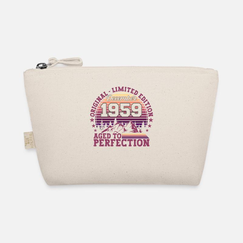 Original December 1959 63rd birthday gift Organic Pouch