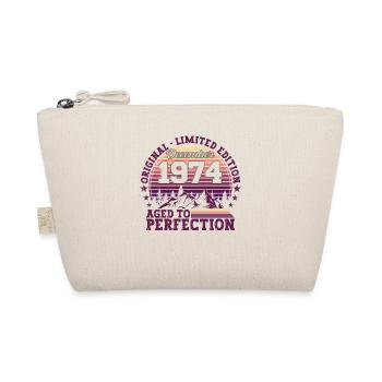 Original December 1974 48th birthday gift - Organic Pouch - nature - Front