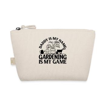 Gardening Daddy Is My Name Gardening Is My Game - Bio-Täschchen - Natur - Vorne