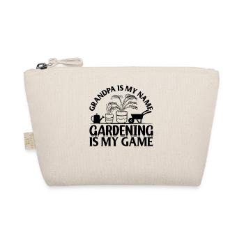Gardening Grandpa Is My Name Gardening Is My Game - Bio-Täschchen - Natur - Vorne