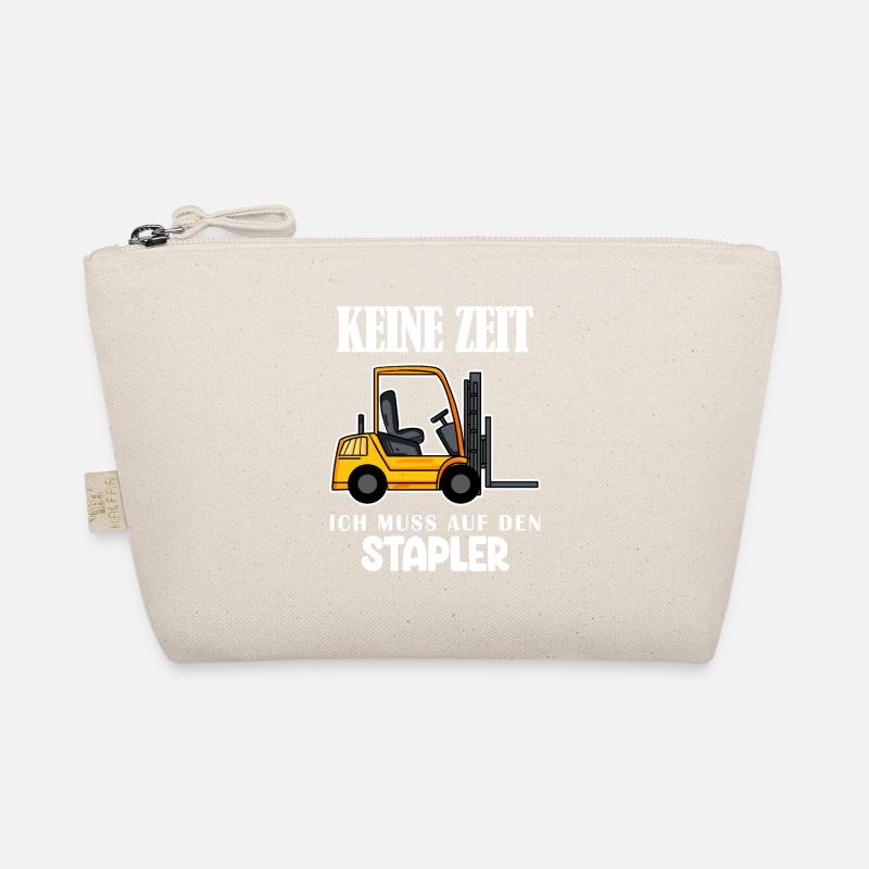 Staplerfahrer Gabelstapler Lager Logistik - Bio-Täschchen - Natur
