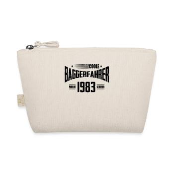Geburtstag Baggerfahrer Baugeräteführer 1983 - Bio-Täschchen - Natur - Vorne