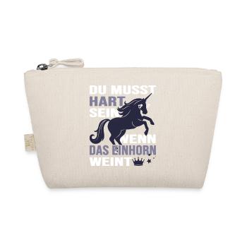 Wild Survival Einhorn Jungel Bushcraft Biwak - Bio-Täschchen - Natur - Vorne