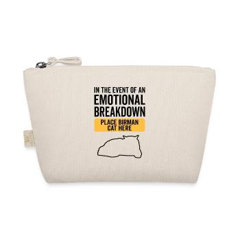 Emotional - Birman Cat - Organic Pouch - nature - Front