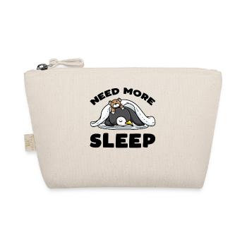 Besoin de plus de sommeil Jouet en peluche Pingouin endormi - Trousse biologique - nature - Devant