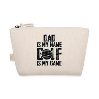 Golf Father Golfer Best Father Golf Course Papa - Organic Pouch - nature - Front