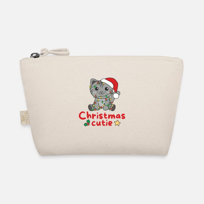 Chat de Noël Chats Mignon de Noël Trousse biologique