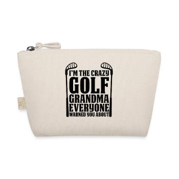 Die Golf Oma Grossmutter - Bio-Täschchen - Natur - Vorne