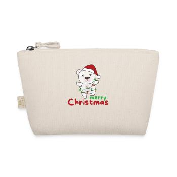 polar bear merry christmas winter animals polar bears - Organic Pouch - nature - Front