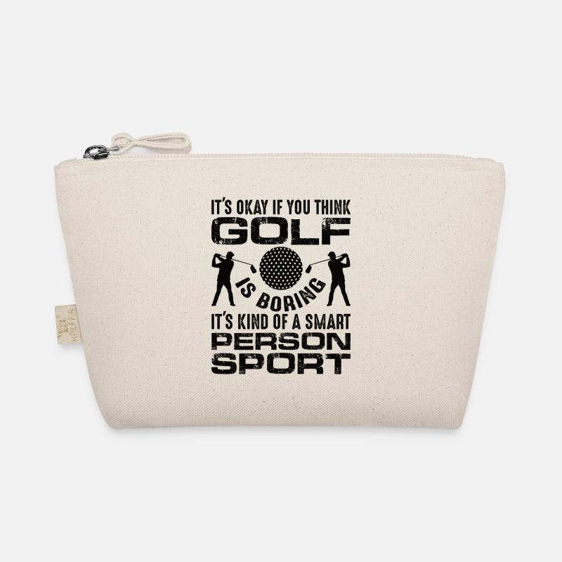 Golf Golfer Geschenk Hobby Verein Spruch Bio-Täschchen