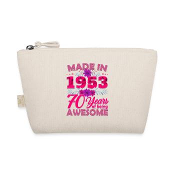 Made in 1953 70 Years of Being Awesome - 70th Birt - Bio-Täschchen - Natur - Vorne