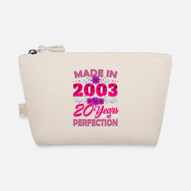 Fabriqué en 2003 20 ans de perfection - 20th Birthda Trousse biologique