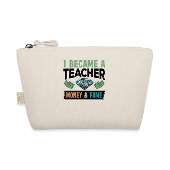 Primary School Teacher Kindergarten Educator - Organic Pouch - nature - Front
