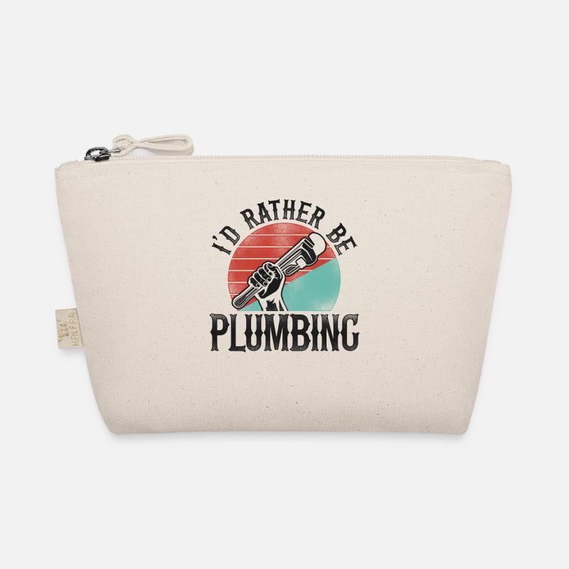Plumbing Plumber Vintage Retro I'd Bio-Täschchen
