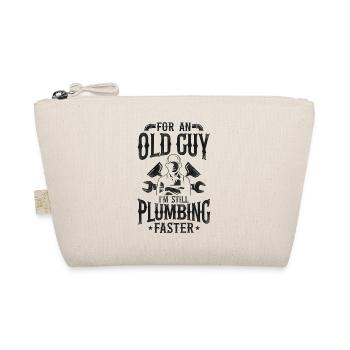 Plumbing Plumber Grandpa Retired - Bio-Täschchen - Natur - Vorne