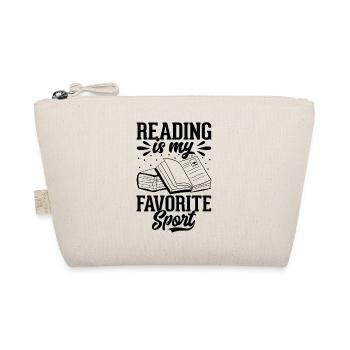 La lecture est mon sport préféré - Book Lover Book Rea - Trousse biologique - nature - Devant
