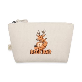 Deer Dad für einen Hirsch Liebhaber Hirsch Fan - Bio-Täschchen - Natur - Vorne