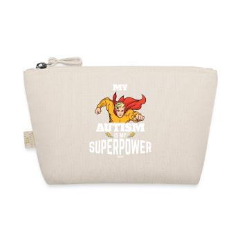 Ingenious strong autism hero - Organic Pouch - nature - Front