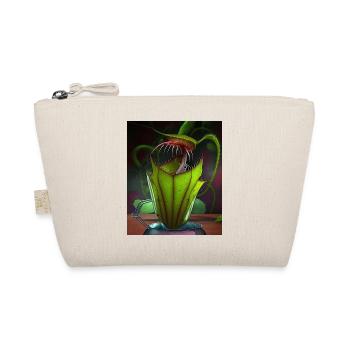 Funny Graphic Pitcher Plant Art Cool Nepenthes - Organic Pouch - nature - Front