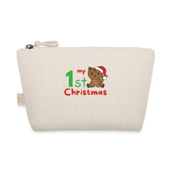 Chat de Noël Chats mon 1er Noël - Trousse biologique - nature - Devant