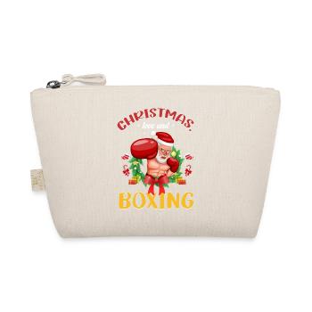Noël Love Boxing Boxer Cadeau de Noël - Trousse biologique - nature - Devant