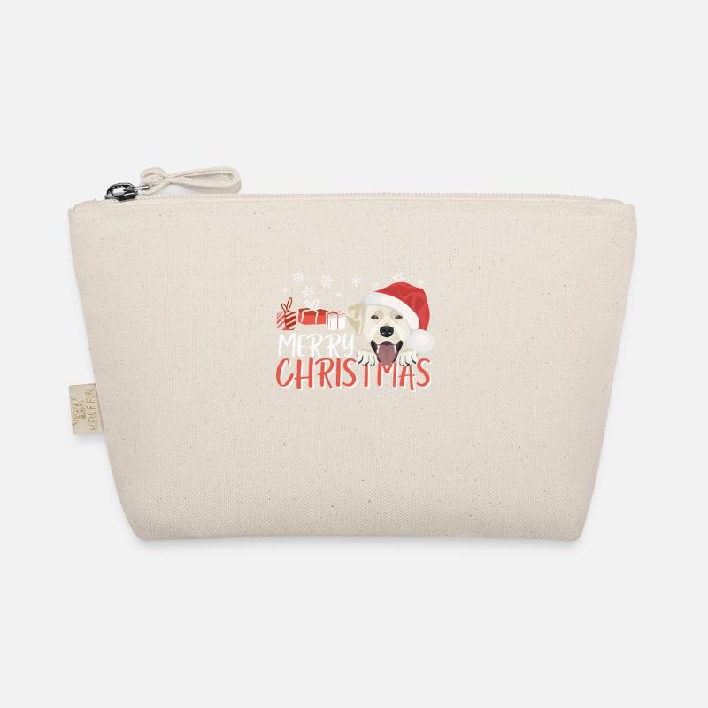 Labrador Merry Christmas Organic Pouch