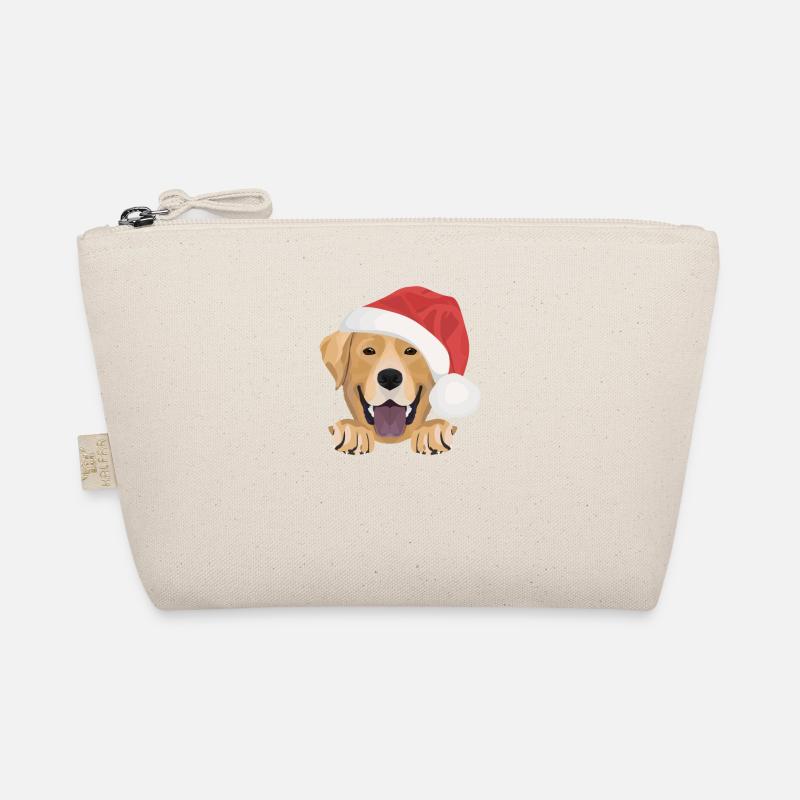Labrador Frohe Weihnachten Bio-Täschchen