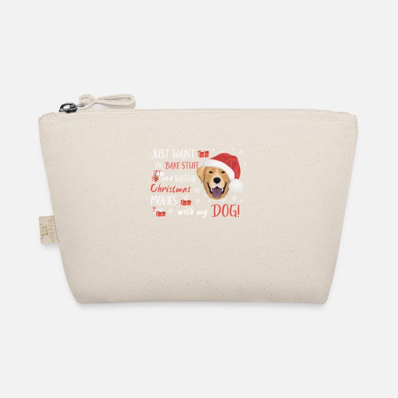 Labrador Frohe Weihnachten Bio-Täschchen