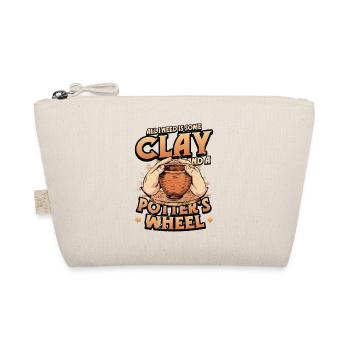 All I need is some clay - Organic Pouch - nature - Front