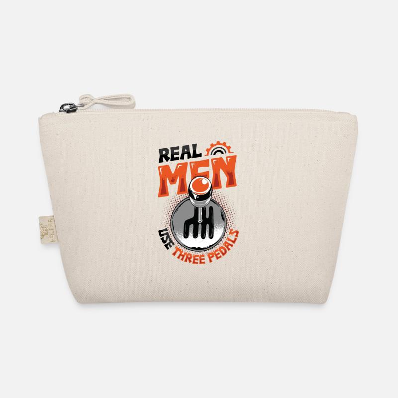 Real men use three pedals auto shifting Organic Pouch