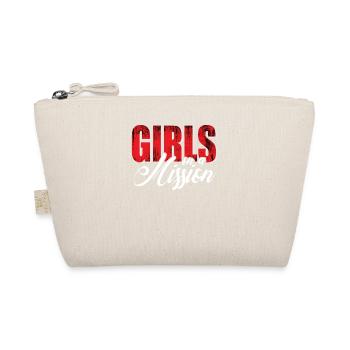 Girl in a Mission Groom Squad - Organic Pouch - nature - Front