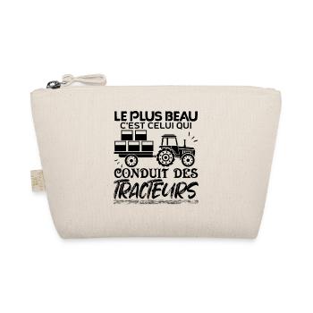 Tracteur Fan de tracteur J'aime les tracteurs - Trousse biologique - nature - Devant