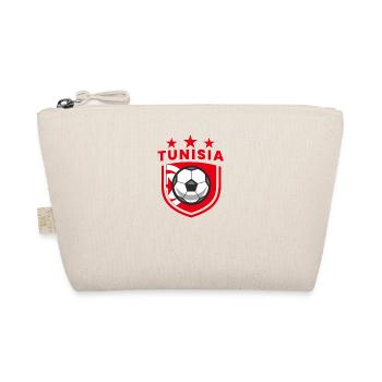 Tunisia National Soccer Team Football Flag - Organic Pouch - nature - Front