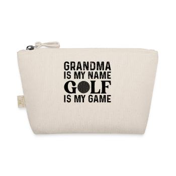 Die Golf Oma Grossmutter - Bio-Täschchen - Natur - Vorne