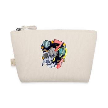 7th birthday 7 years Young astronaut Space - Organic Pouch - nature - Front