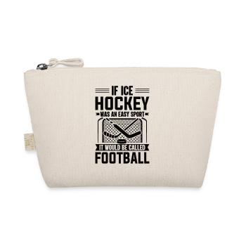 Ice Hockey Club Team Sport Gift - Organic Pouch - nature - Front