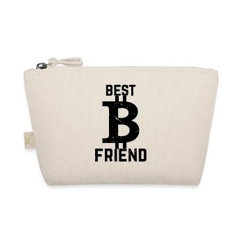Bitcoin Best Friend Bitcoin Lover - Bitcoins - Bio-Täschchen - Natur - Vorne