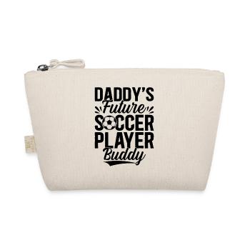 Soccer Kids - Daddy's Future Soccer Player Buddy - Organic Pouch - nature - Front