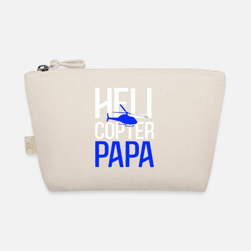Helicopter Papa Organic Pouch
