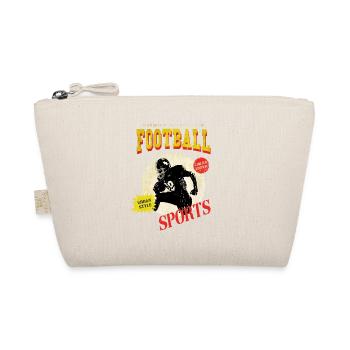 Joueur de football américain Vintage Retro USA Sport - Trousse biologique - nature - Devant